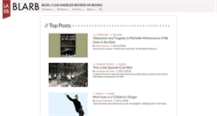 Desktop Screenshot of blog.lareviewofbooks.org
